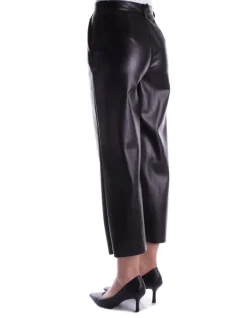 MADEMOISELLE DU MONDE Pantalone Donna Pelle cargo><noscript><img width=
