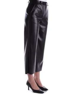 MADEMOISELLE DU MONDE Pantalone Donna Pelle cargo><noscript><img width=