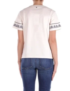 MAX MARA T-shirt Donna T-shirt jersey stampa><noscript><img width=