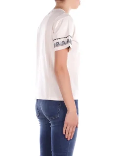 MAX MARA T-shirt Donna T-shirt jersey stampa><noscript><img width=