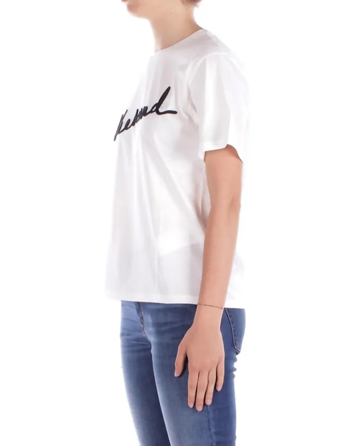 MAX MARA T-shirt Donna Jersey di cotone ricamato>Donna T-Shirt