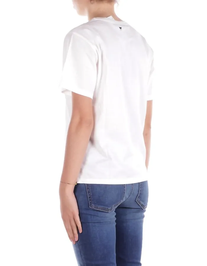 MAX MARA T-shirt Donna Jersey di cotone ricamato>Donna T-Shirt