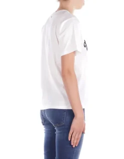 MAX MARA T-shirt Donna Jersey di cotone ricamato><noscript><img width=