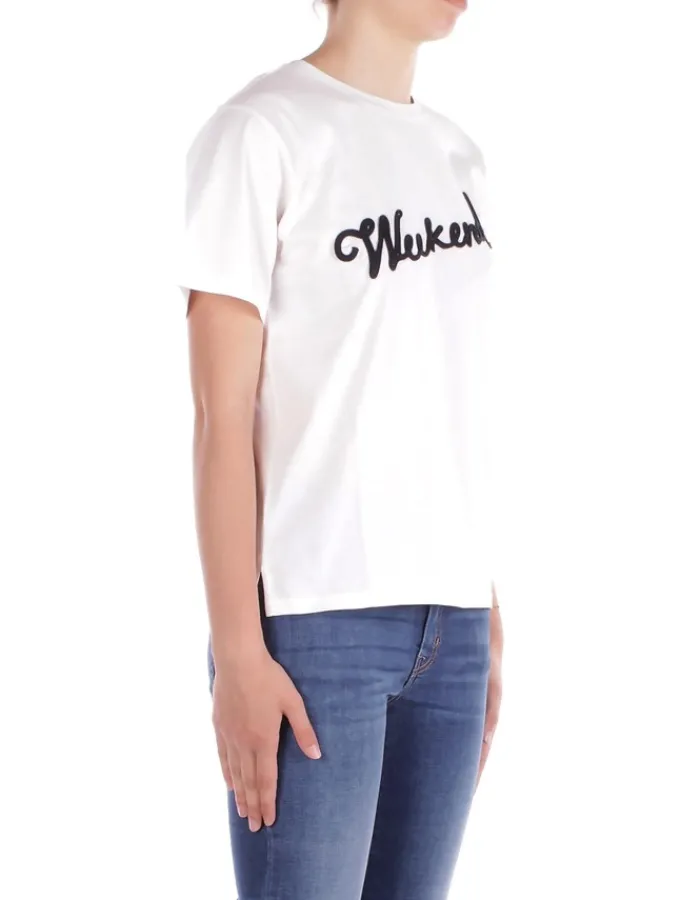 MAX MARA T-shirt Donna Jersey di cotone ricamato>Donna T-Shirt