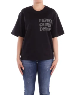 ONLY T-shirt Donna Onlriri ss rhinestone top>Donna T-Shirt