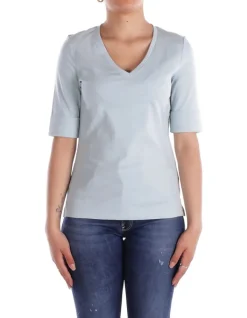 RALPH LAUREN T-shirt Donna V judy elbow sleeve knit>Donna T-Shirt
