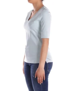 RALPH LAUREN T-shirt Donna V judy elbow sleeve knit>Donna T-Shirt