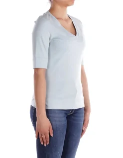 RALPH LAUREN T-shirt Donna V judy elbow sleeve knit><noscript><img width=