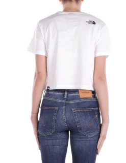 THE NORTH FACE T-shirt Donna Women’s s/s easy relaxed cropp><noscript><img width=