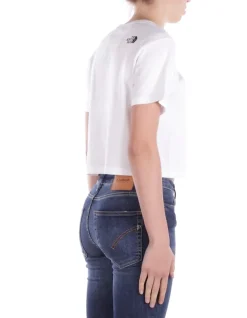 THE NORTH FACE T-shirt Donna Women’s s/s easy relaxed cropp><noscript><img width=