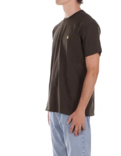 CARHARTT WIP T-shirt Uomo Ss chase t-shirt cotton>Uomo T-Shirt