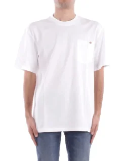 DICKIES T-shirt Uomo Luray pocket tee ss white>Uomo T-Shirt