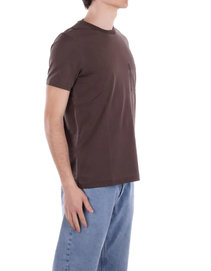 FAY T-shirt Uomo Frosted embroidery>Uomo T-Shirt