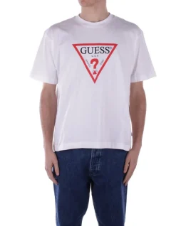 GUESS T-shirt Uomo Gj ss cn os iconic tee>Uomo T-Shirt